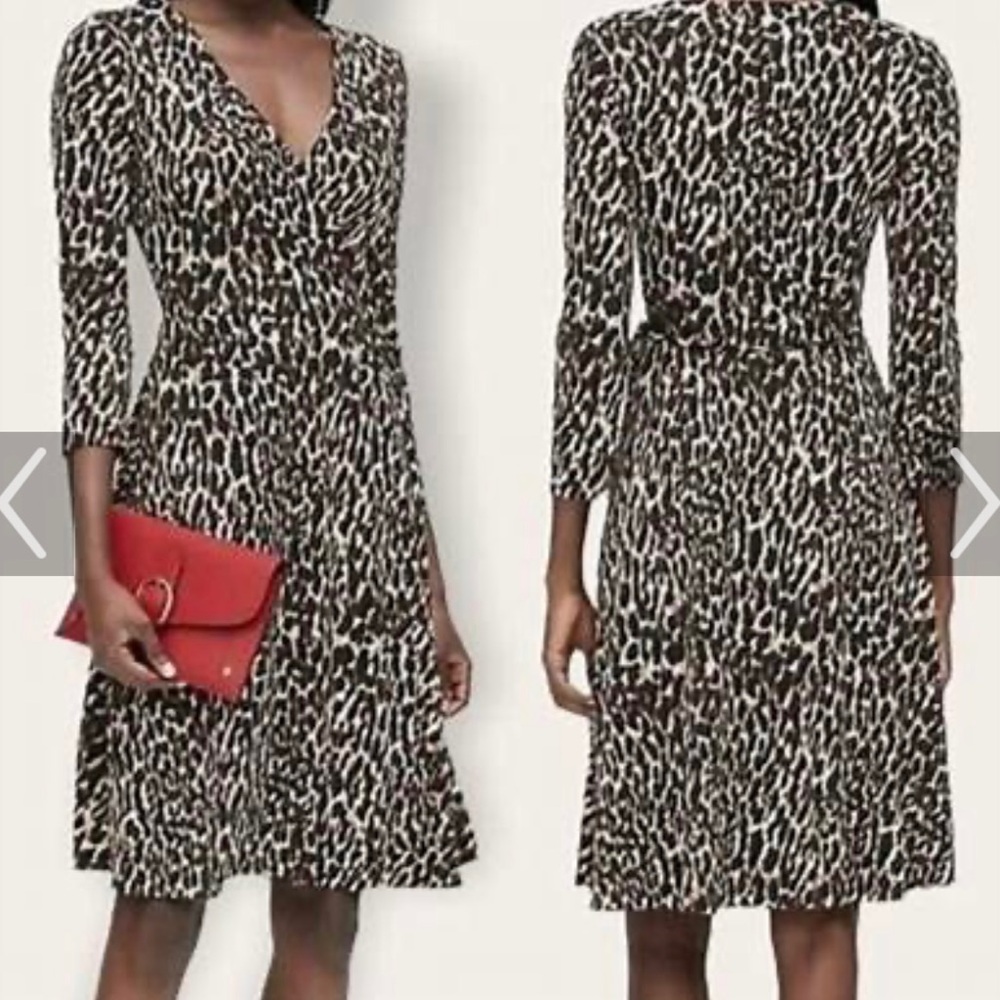 Banana Republic leopard dress.worn once! Gorgeous